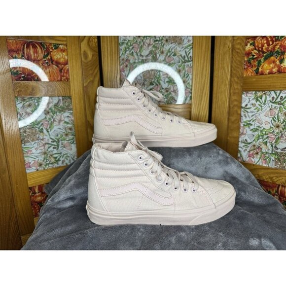 VANS Shoes - VANS Sk8-Hi Hi-Top Light Pink Skate Sneakers Shoes Size Women’s 9 Mens 7.5